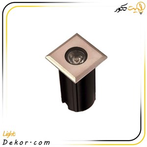 چراغ دفنی 1 وات مربع