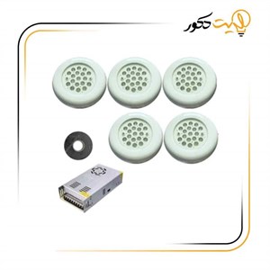 پک کامل چراغ روکار استخری تا 50 متر مربع ( استخر در ابعاد 10 متر در 5 متر )