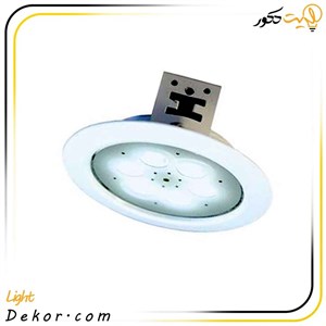 چراغ سقفی استخر 12 وات گرد فنر دار ( ضد آب IP68) 12 ولت مدل 12REF ایمکس