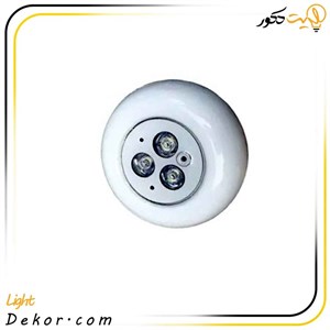 چراغ استخری روکار 3 وات گرد (فلت) آلومینیوم مدل 3ROE برند ایمکس