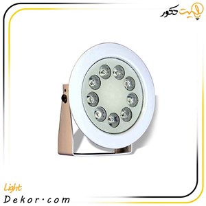 چراغ پایه دار آبنما 9 وات روکار مولتی کالر ضد آب (IP68) مدل 9PEM برند ایمکس