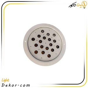 چراغ استخری توکار 18 وات (لنزی) تک رنگ آلومینیوم مدل 18TOE برند ایمکس