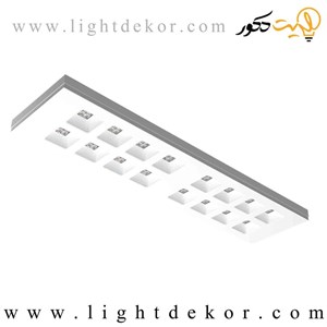 پنل 30 در 120 روکار 48 وات برلیانس (برای سقف سازه نمایان) مازی نور