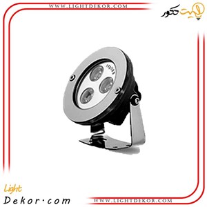 چراغ استخری پایه دار ضد اب استیل فول کالر 18 وات مدل Ledman