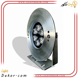 چراغ استخری پایه دار ضد آب استیل فول کالر 3 وات روکار
