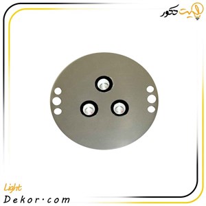 چراغ استخری توکار 9وات گرد استیل(ضد اسید) فول کالر RGB مدل 9TONF برند نیفان