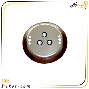 چراغ استخری روکار 9 وات گرد استیل فلت فول کالر RGB مدل 9RONF برند نیفان