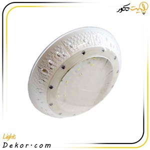 چراغ استخری روکار 36 وات گرد پلی کربنات (فلت) تک رنگ مدل 36RPE برند نیفان