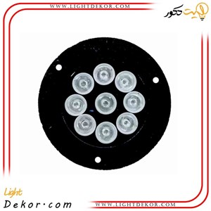 چراغ استخری رینگ دار ۹ وات مولتی کالر RGB (آر جی بی) توکار و روکار مدل تابان