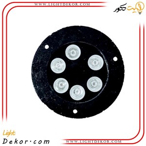 چراغ استخری رینگ دار ۶ وات توکار و روکار مدل تابان