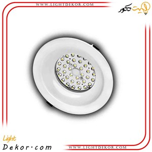 چراغ سقفی توکار زاویه 90 آلتون رای مدل نورا قطر 12