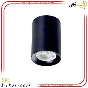 قاب چراغ سقفی استوانه روکار هالوژن پایه استارتی GU10