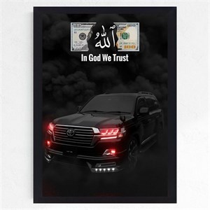 تابلو نوری طرح دلار مدل لندکروز
