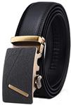 Belt for Men,Bulliant Men's Click Ratchet Of Genuine Leather,Trim to Fit 