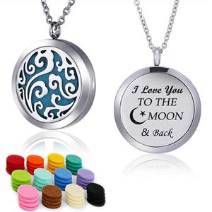 YOUFENG Essential Oil Necklace Diffuser Family Tree of Life Necklace Pendant Aromatherapy Locket Gifts