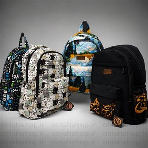 کوله پارچه ای دوخانه برند الوا (قابل شستشو، مناسب دانشگاه و روزمره) | فروشگاه کیف اتریش