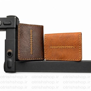کیف کارت چرم سوگو رو دوخت (۶ جای کارت، قفل دکمه‌ای مخفی، مناسب آقا و خانم) | فروشگاه کیف اتریش