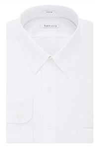 Van Heusen Men's Dress Shirt Regular Fit Poplin Solid