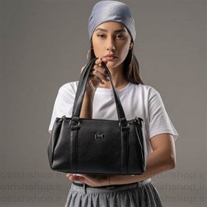 کیف زنانه متوسط چرمی تک خانه | کیف ساده و شیک اداری و بیرونی با بند دوشی