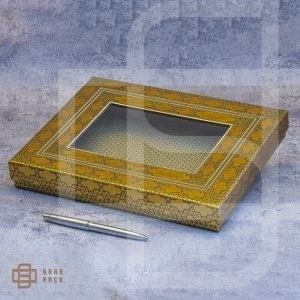 جعبه هدیه خاتم پنجره دار بزرگ_هاردباکس