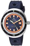 Zodiac Men's 'Super Sea Wolf 68' Swiss Automatic Stainless Steel and Rubber Casual Watch, Color:Blue (Model: ZO9504)