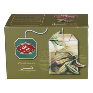 چای سبز تی بگ سحرخیز با عطر هل 20 عددی