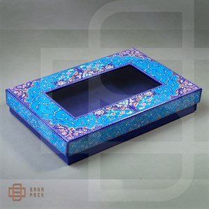 جعبه هدیه مینا پنجره دار کوچک _هاردباکس