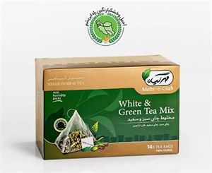 دمنوش مخلوط سبز و سفید مهر گیاه