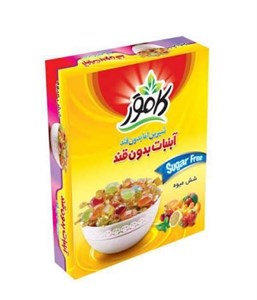 آبنبات شش میوه بدون قند کامور