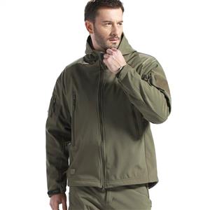 Free soldier men's jackets outdoor waterproof softshell hooded tactical sale jacket