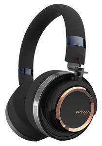 Archgon Delicato Quality Headphones Over Ear High Resolution Audio Gun Metal Gold Black Wired Professional with Noise Isolation 