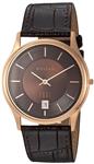 Titan Men's Edge Mineral Quartz Glass Slim Analog Wrist Watch- Ultra Slim with Metal/Leather Strap