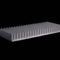 هیت سینک آلومینیومی عرض 13 سانتی متر شانه 1.5 سانتی متر (طول 1 متر)