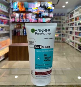 ماسک گارنیر GARNIER سه کاره تمیز کننده لایه بردار ماسک