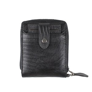 کیف پول دور زیپ چرم طبیعی W104