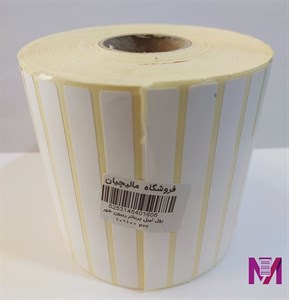 رول لیبل ریبون خور 100*10 (PVC) تک ردیفه