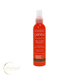 اسپری نرم‌کننده و بازکننده گره کانتو ۲۳۶ میل Cantu Shea Butter Coil Calm Detangler