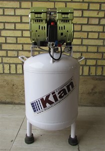 كمپرسور ٥٠ ليتري ايستاده سایلنت اویل فری ،تك موتور ٧٥٠ وات S50-1x750V