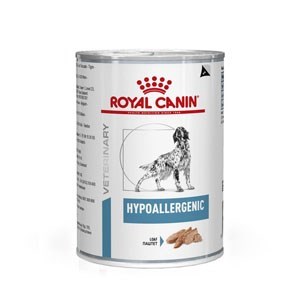 غذای کنسرو درمانی هایپوآلرژنیک سگ مدل رویال کنین  ROYAL CANIN HYPOALLERGENIC 400 G