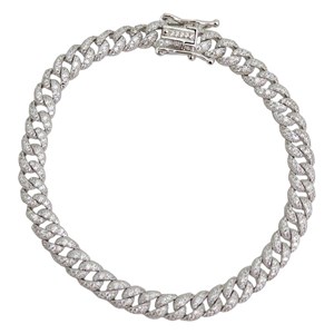 دستبند نقره زنانه مدل طرح جواهر کارتیه کد ITL-411 