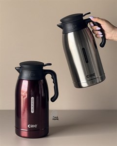 فلاسک استیل دسته دار برند cille