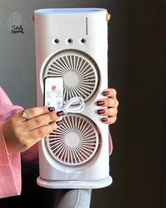 پنکه مه پاش دو فن بخور سرد XL607 | خنکی و رطوبت 