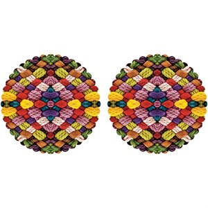 رومیزی مدل T4-42158 بسته 2 عددی | چند رنگ