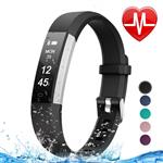 ساعت و مچ بند هوشمند  Letsfit Fitness Tracker HR, Heart Rate Monitor Watch, IP67 Waterproof Pedometer Watch, Sleep Monitor, Step Counter Tracker, Slim Activity Tracker for Women Men Kids …