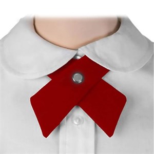 دستمال گردن رستورانی طرح ضربدری