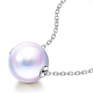 J.NINA FBA♥925 Sterling Silver♥ -Only You- Elegant Christmas Necklace with Pearls from Swarovski, Fashion Ball-Style Pendant, Perfect Wedding Gifts for Women with a Luxury Packaging 