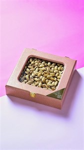 باکس مربع چرمی صورتی