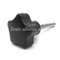 گل پیچ پلاستیکی مدل پنج پر m6 قطر 3 سانت