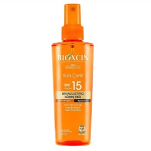 روغن ضد آفتاب و برنزه کننده بیوکسین BIOXCIN SPF15 حجم 200 میل