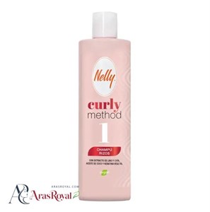 شامپو مو های فر نلی Nelly مدل Curly Method حجم 400 میل